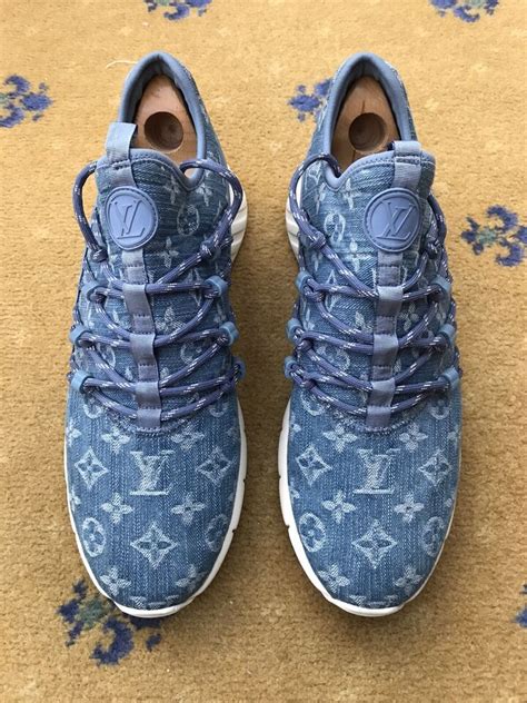 louis vuitton fastlane sneaker blue|louis vuitton blue sneakers.